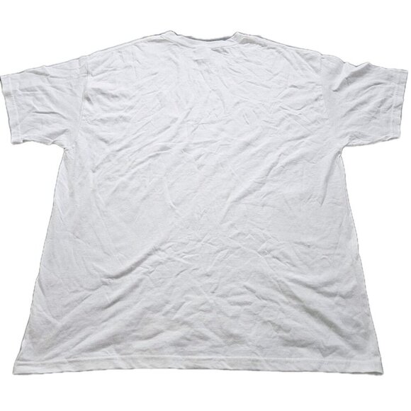 Hanes T Shirt Men XL White Cotton Crewneck SS Graphic Front Print St Thomas USVI - Picture 12 of 12